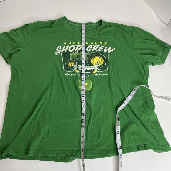 John Deere Graphic T Shirt, XL, Green, Shop Crew Tractor - Picture 6 of 7